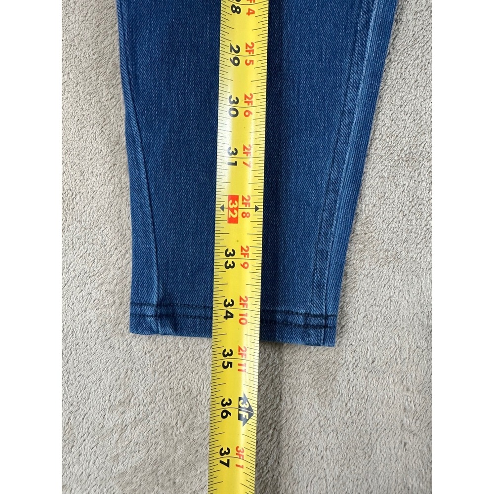Halara Flex Denim High Waisted Crossover Leggings Womens XS Blue 7/8‎ Length NEW - Picture 11 of 13